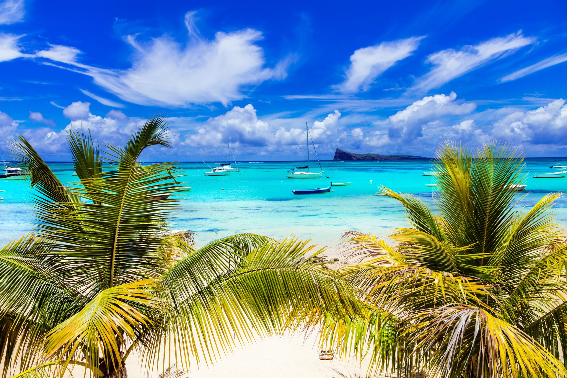 Tropical scenery - Cap Malhereux in Mauritius island